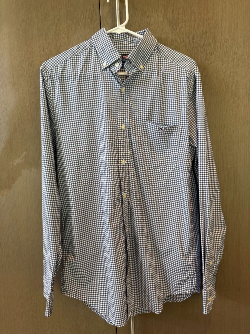 Vineyard Vines Performance Blue Classic Fit Tucker Shirt Small